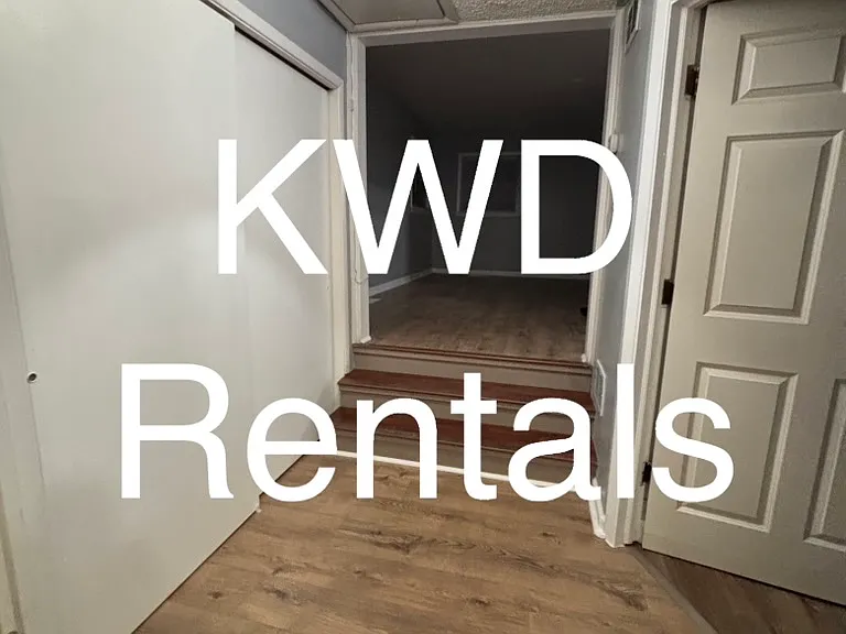 hallway with large closet