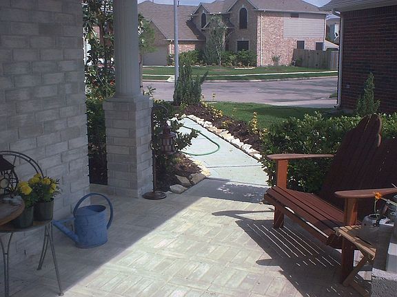Secluded Front Porch