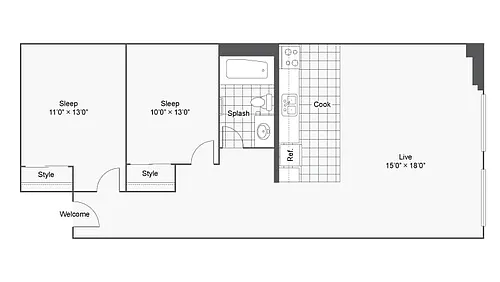Floor plan 2V