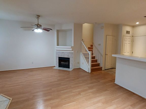 Living room area, working fire place