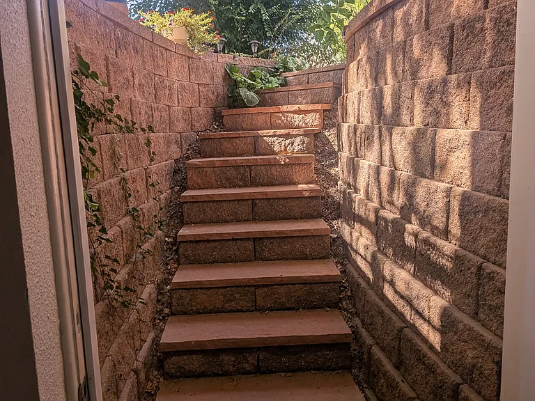 Entry looking out.