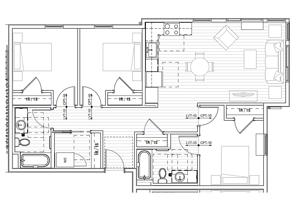 Floor plan 3 Bedroom