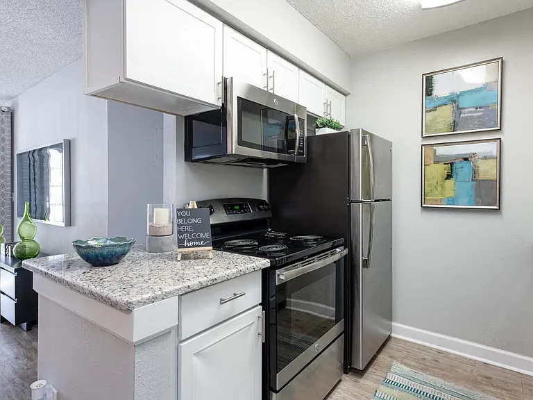 Aspen floor plan kitchen angle 2x2 950 sq ft