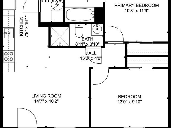 3rd image of 401 S Woodlawn Ave #2B-2Ba