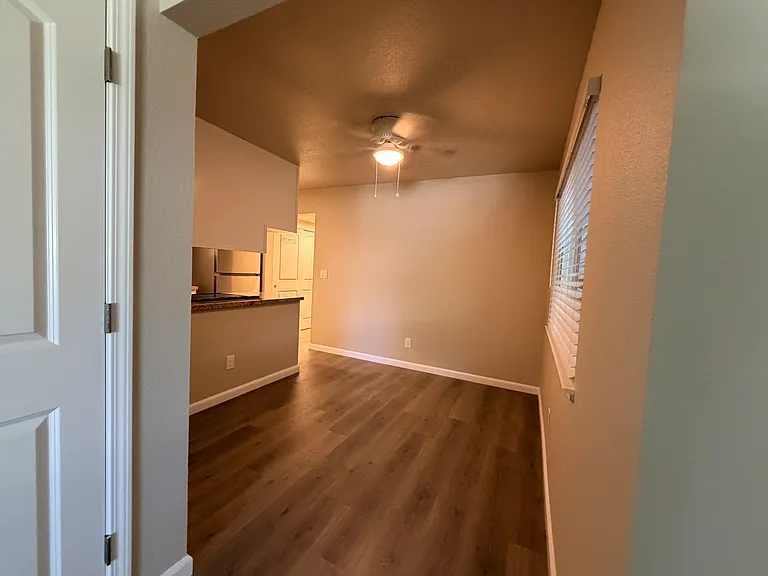 From living room into dining area.