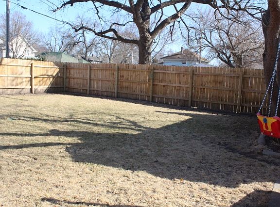 huge backyard!
