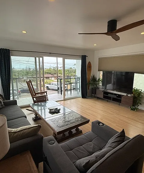 Living room facing Mission Bay