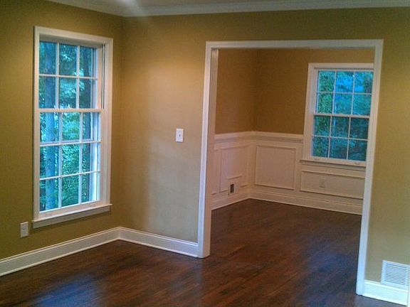 Formal living and dining rooms with lots of light.