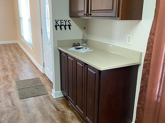 Cabinet space and counter space in the kitchen