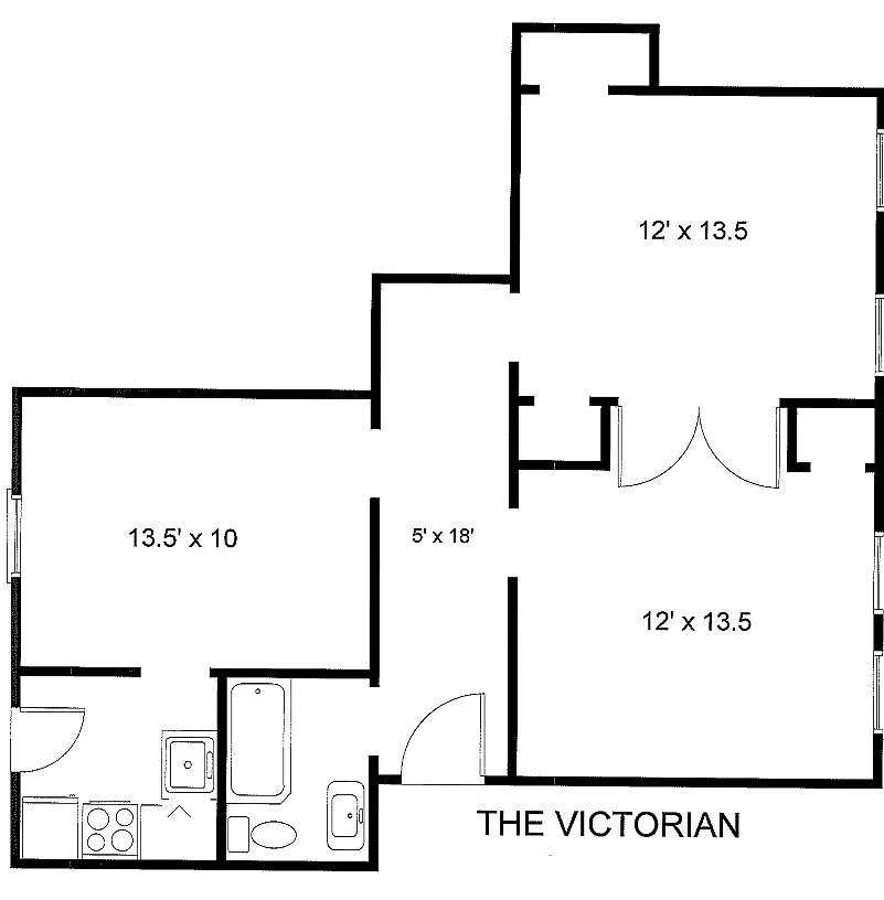 Floor plan Victorian