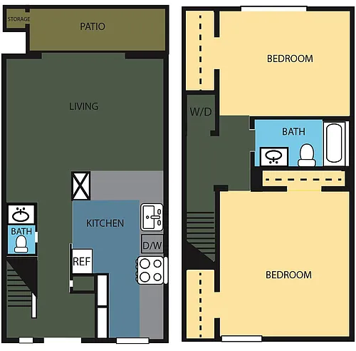 Floor plan 2 Bedroom