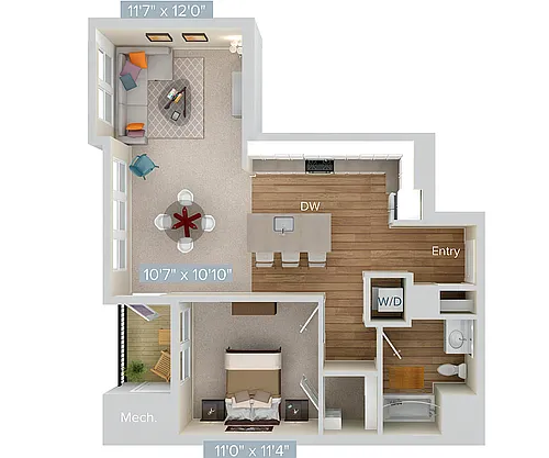 Floor plan A4-sc2-833
