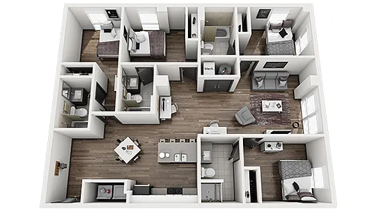 Floor plan Boulder E