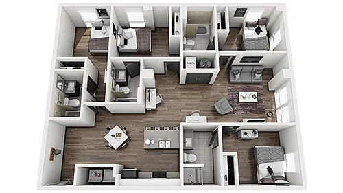 Floor plan Boulder E