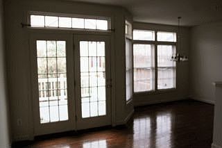 french doors to outside deck