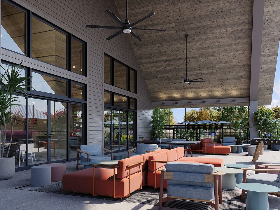 Oxenfree West Oak outdoor lounge.