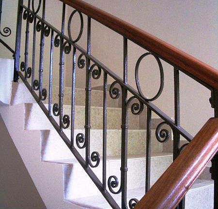 Detail of interior stairs