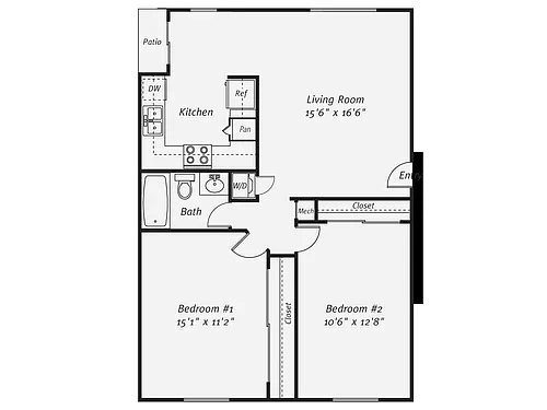 Floor plan B1-830