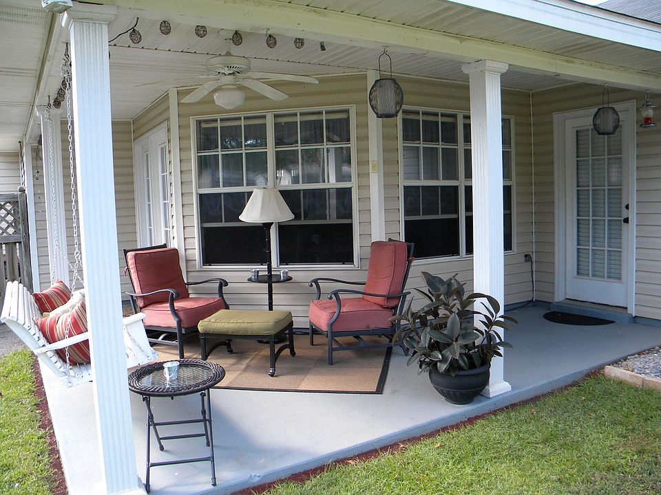 Relaxing back porch