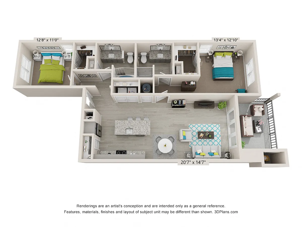 Floor plan Miramar
