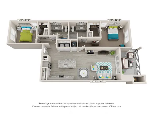 Floor plan Miramar