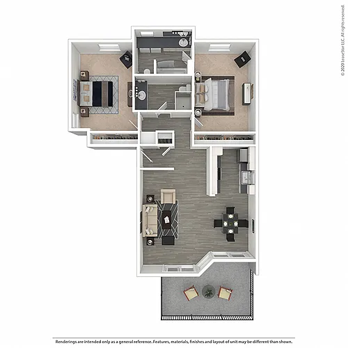 Floor plan Plan 2B