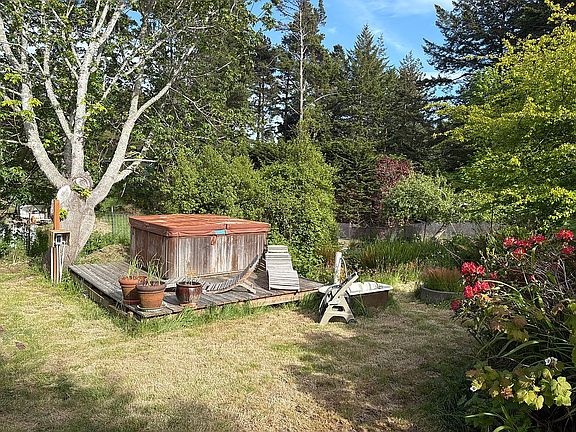 Part of back yard