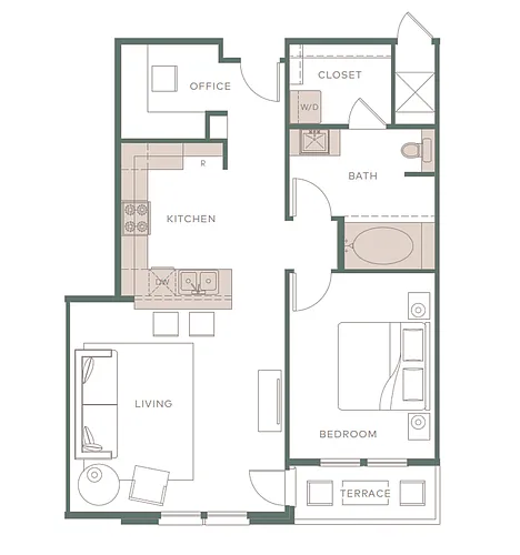 Floor plan A6