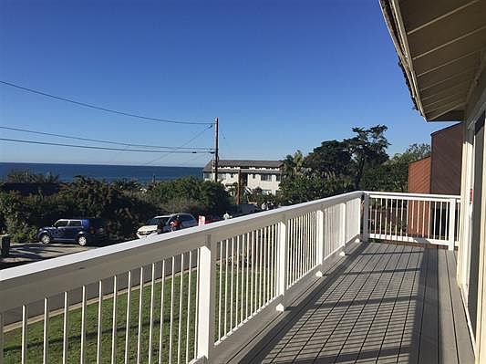 View from wrap around deck