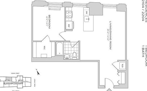 2nd image of 70 Pine St APT 2204