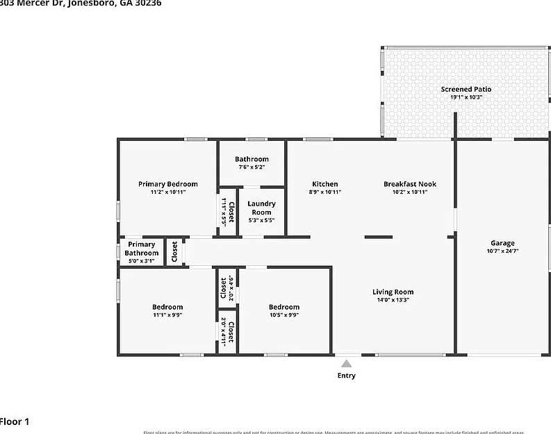3 bed, 1.5 bath, 1040 sqft, $1,570 — Photo 2