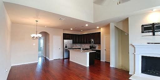 Open concept kitchen