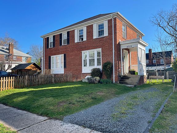 Front (2713 is right side of duplex)