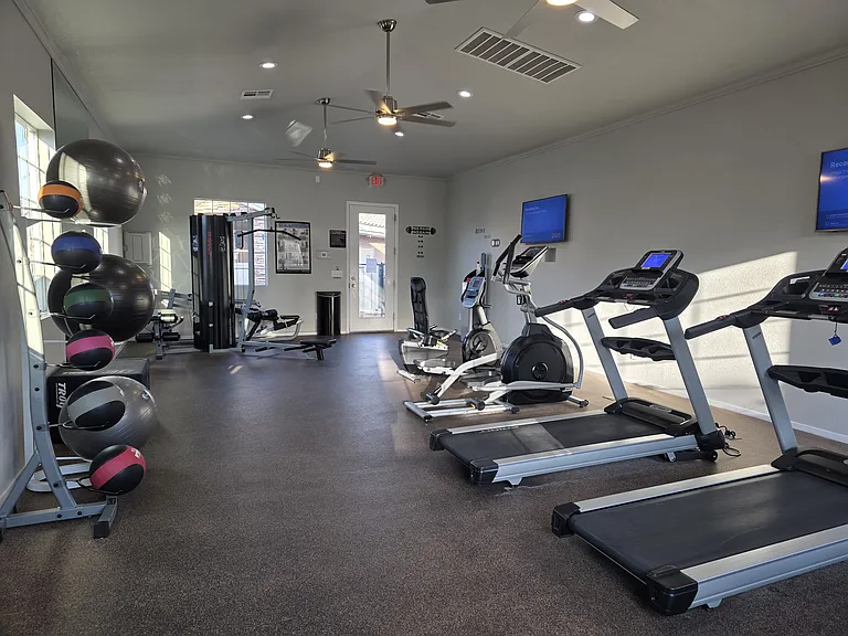 Treadmills, bikes, weights, Pilates Yoga balls; exercise your way at Bella Fiore!