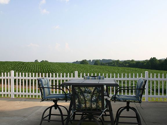 View of rolling hills