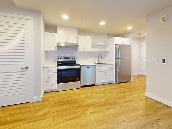 Kitchen and living area