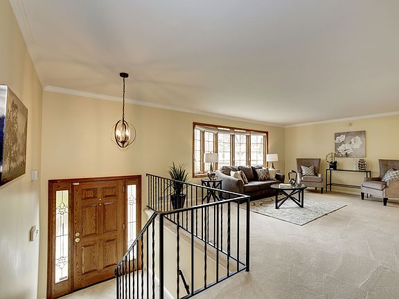 Front Door and Living Room