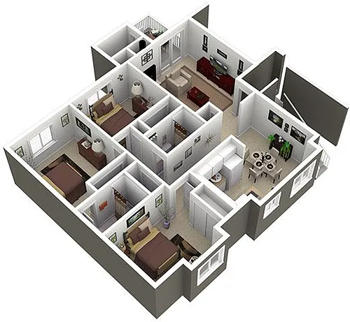 Floor plan The Cedar