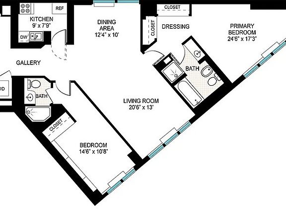 2nd image of 146 W 57th St APT 53A