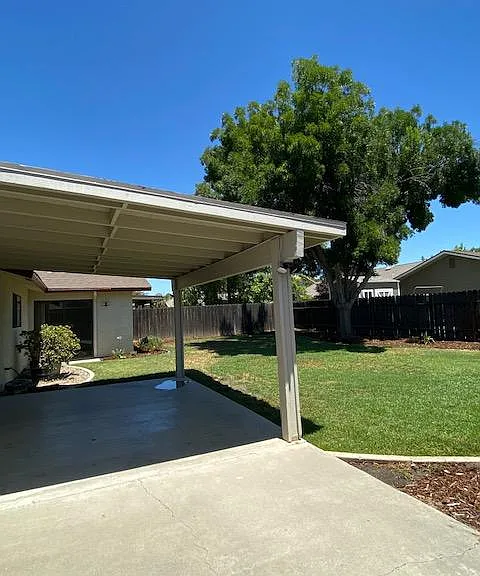 Enjoy this wonderful back yard.