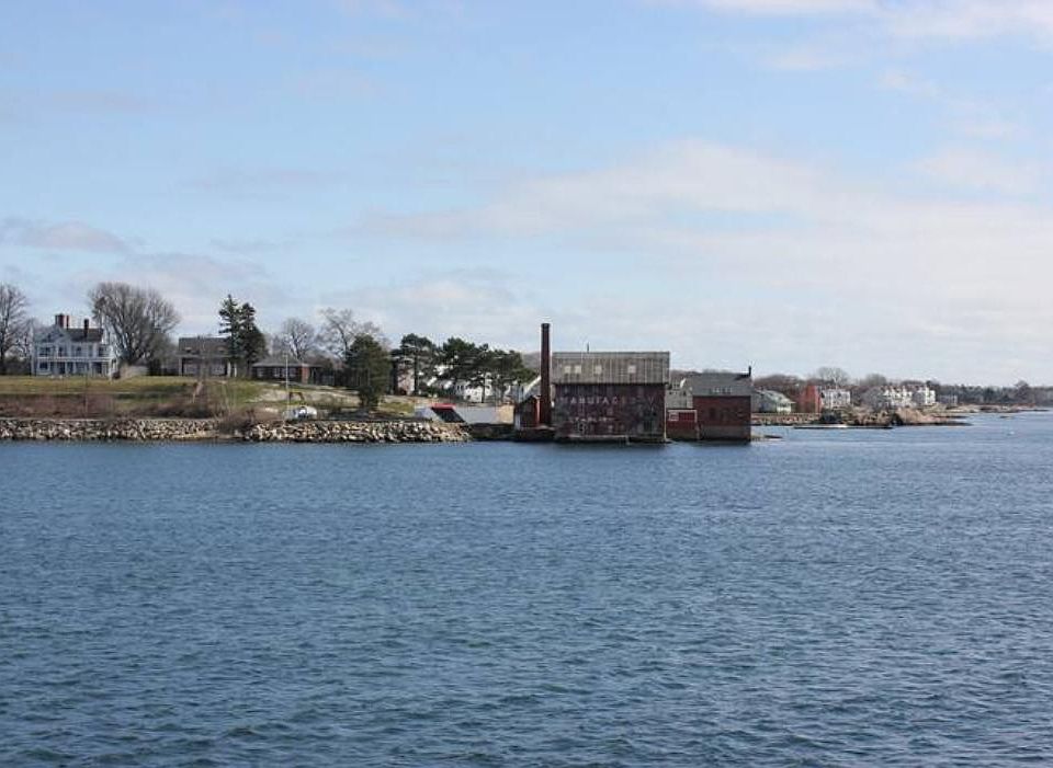 View of the paint factore over on Rocky Neck