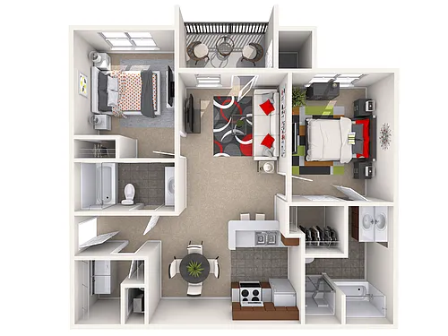 Floor plan The Jackson Renovated