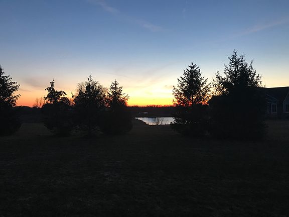 Sunset Seen From House