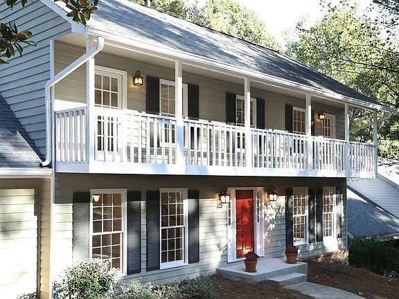 Closer View of Front of Home