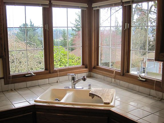 Mountain views from kitchen