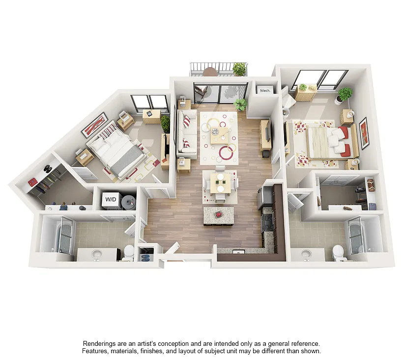 Floor plan The Blake