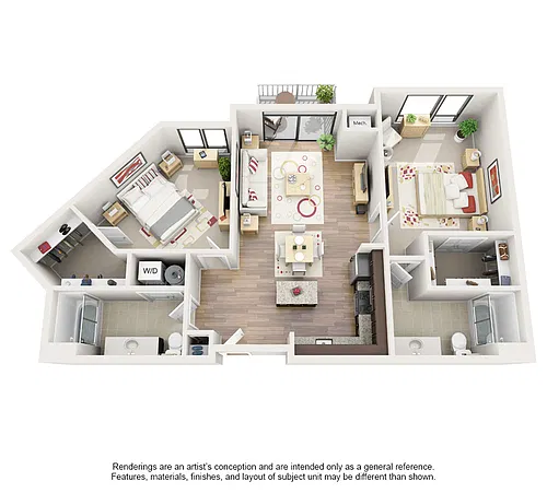Floor plan The Blake
