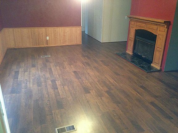 Living Room with View of Double-Sided Fireplace