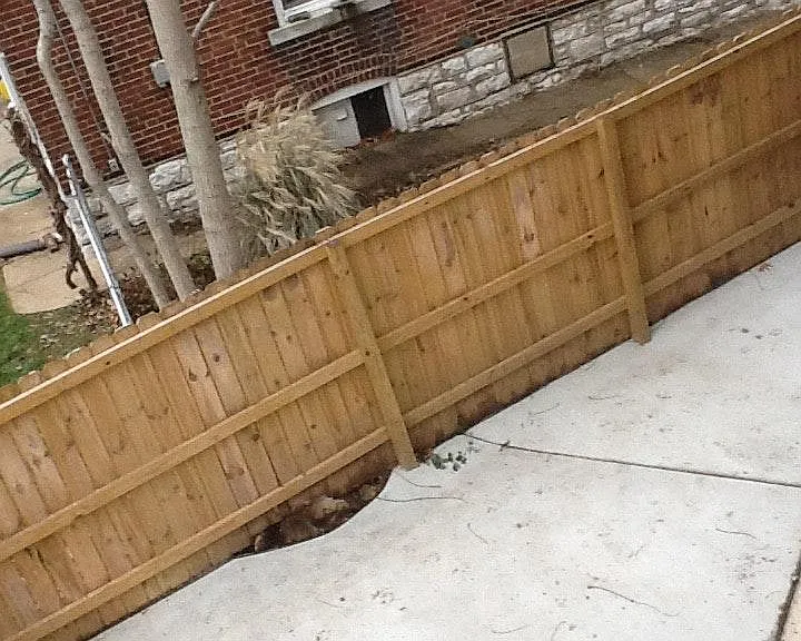 Fenced in yard and patio