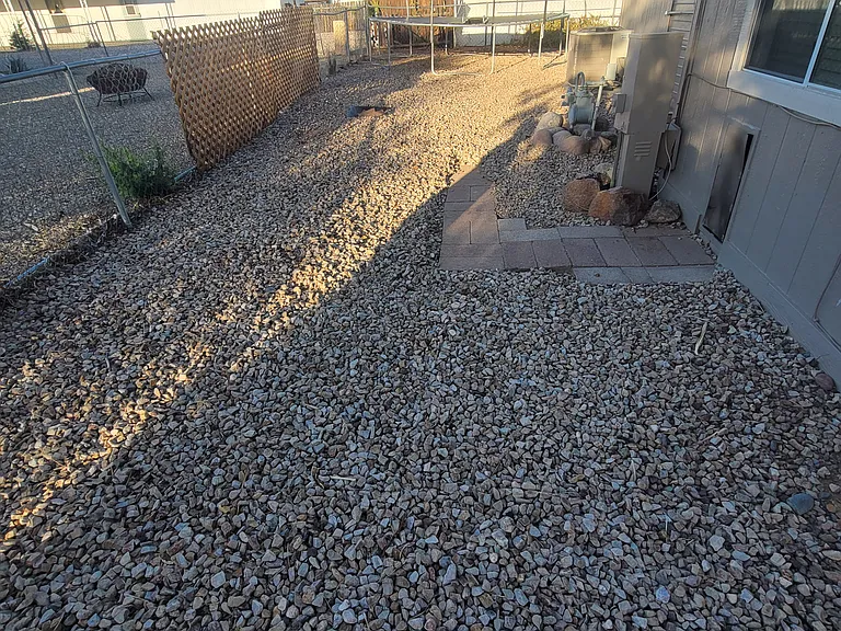 North Side Of Backyard
